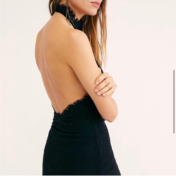 NWT Free People Harper High Neck Slip Dress XS - Picture 5 of 13
